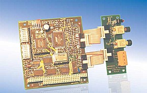 sercos II PC/104 board with mounting extension